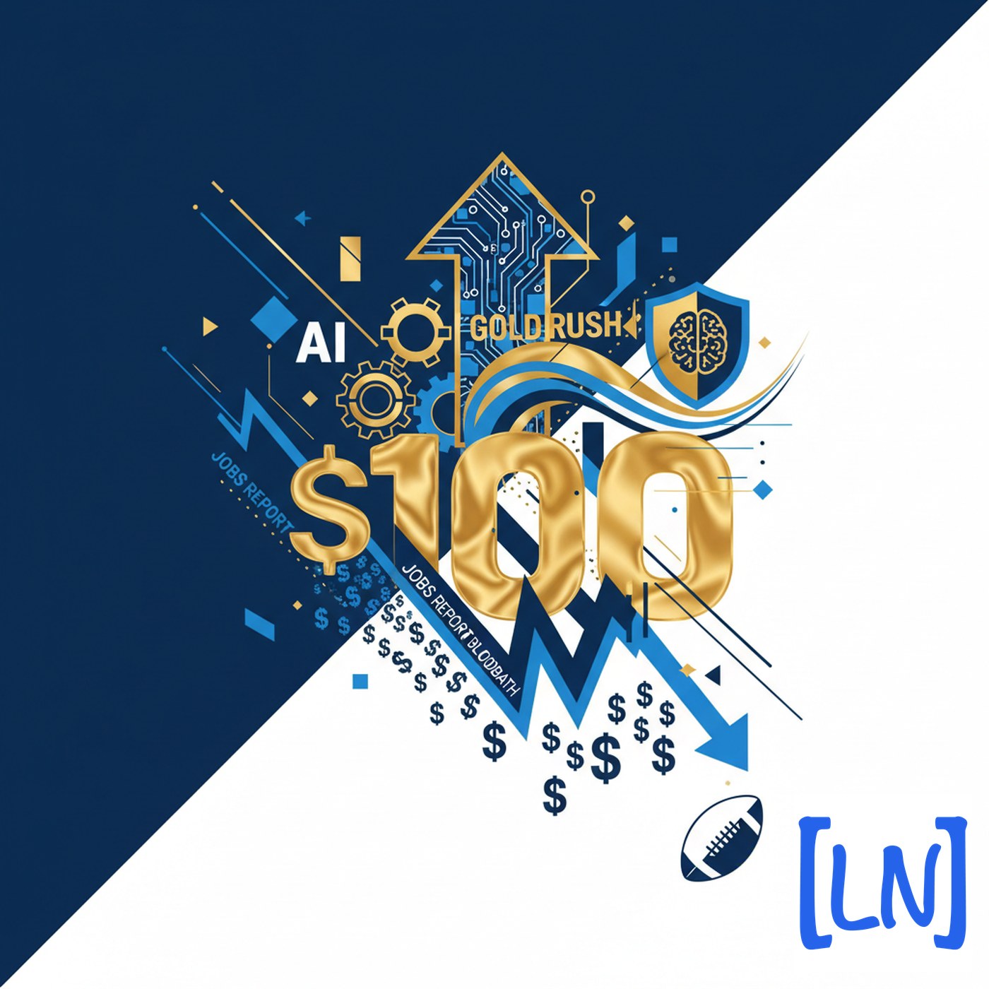 Cover art for Oil Hits $100, a Jobs Report Bloodbath, and the AI "Man Camp" Gold Rush