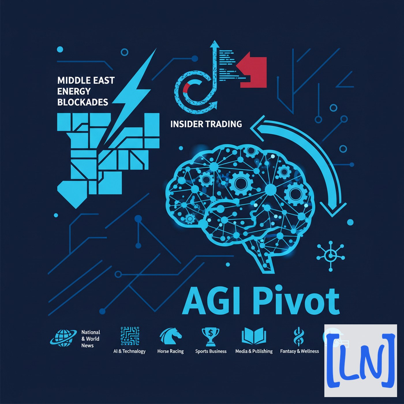 Cover art for Middle East Energy Blockades, Insider Trading Red Flags, and the AGI Pivot