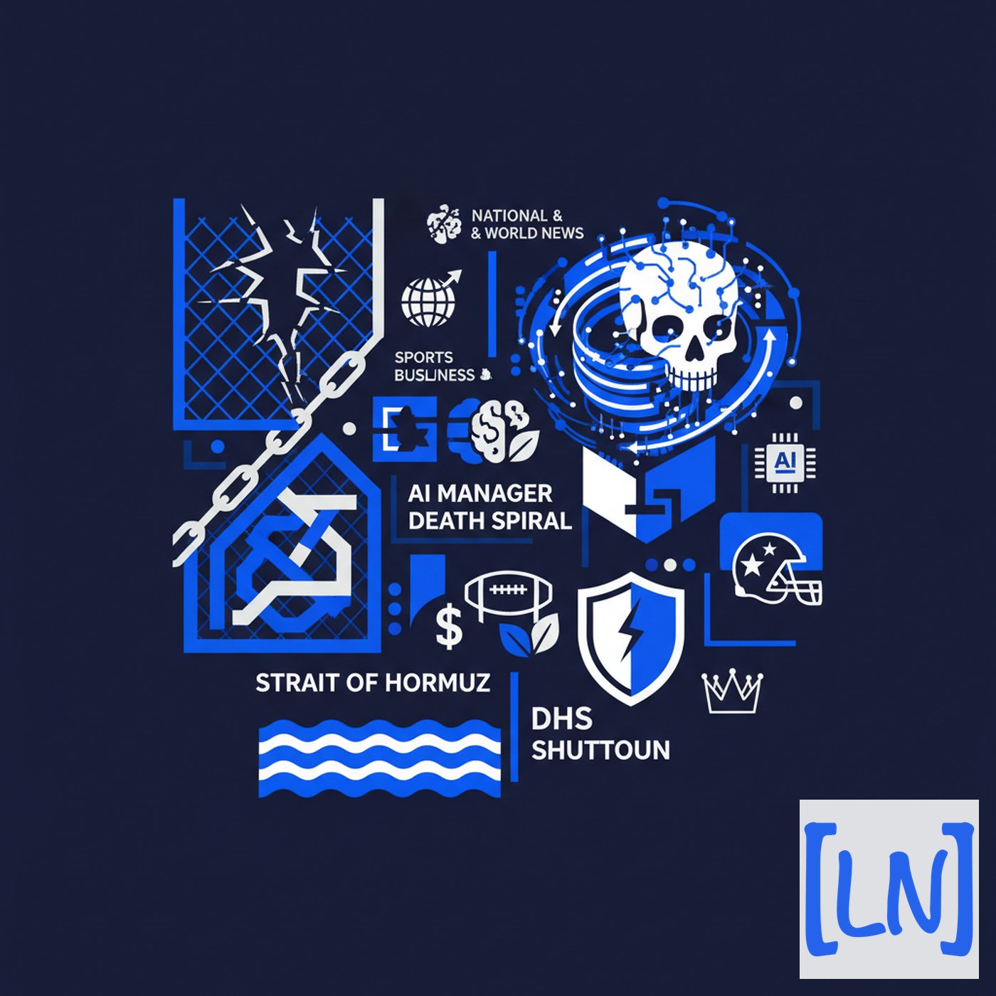 Cover art for Strait of Hormuz Blockade, DHS Shutdown, and the AI Manager Death Spiral