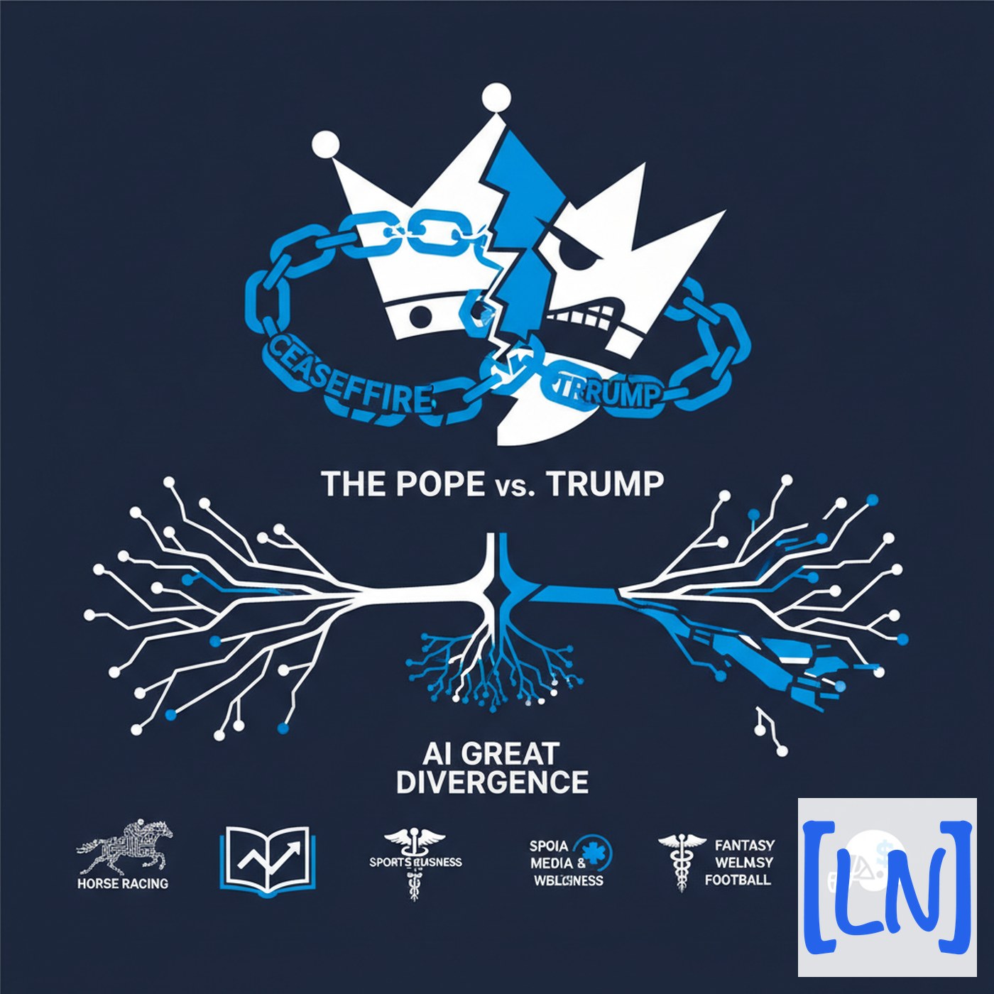 Cover art for Middle East Ceasefire Hopes, the Pope vs. Trump, and the AI Great Divergence