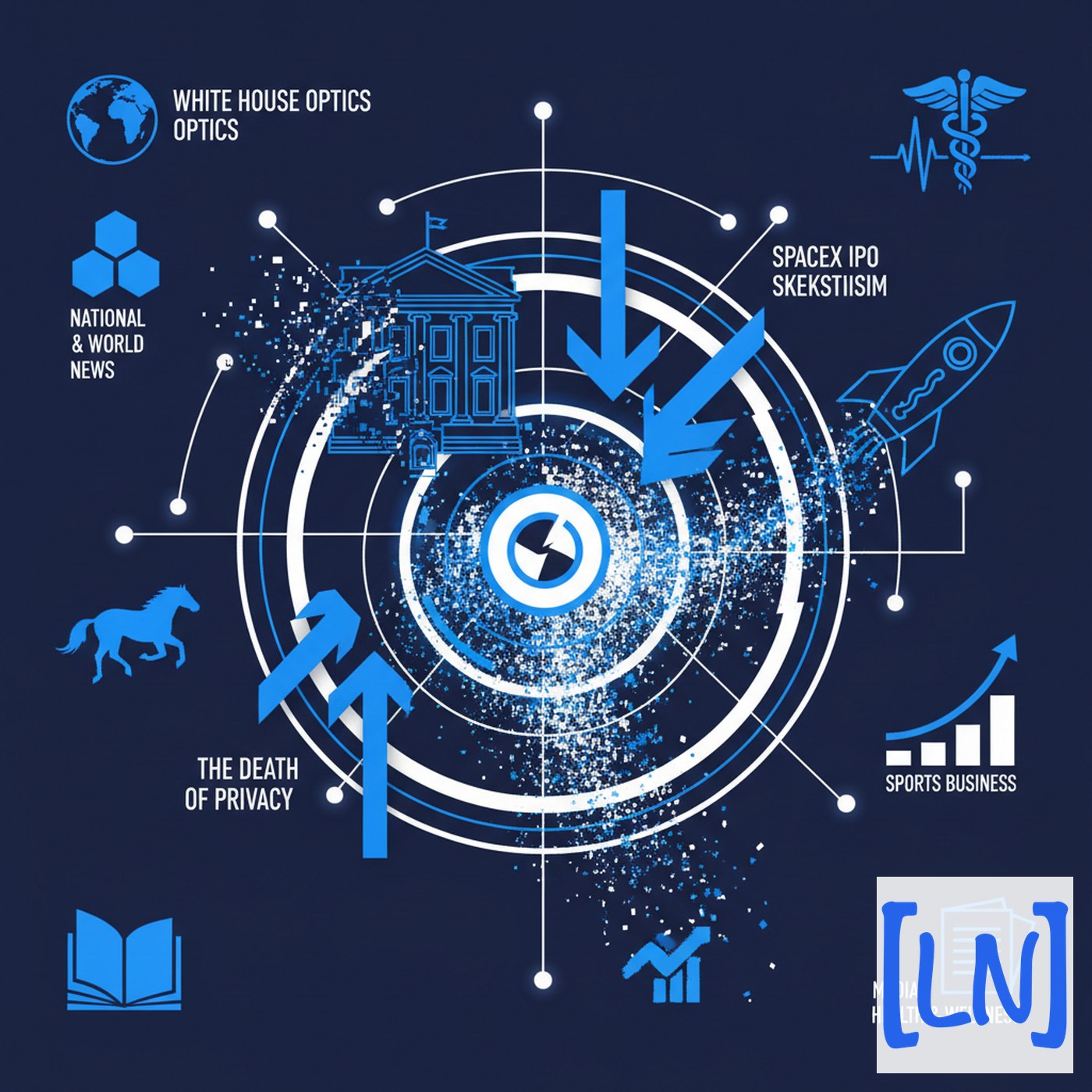 Cover art for White House Optics, SpaceX IPO Skepticism, and the Death of Privacy