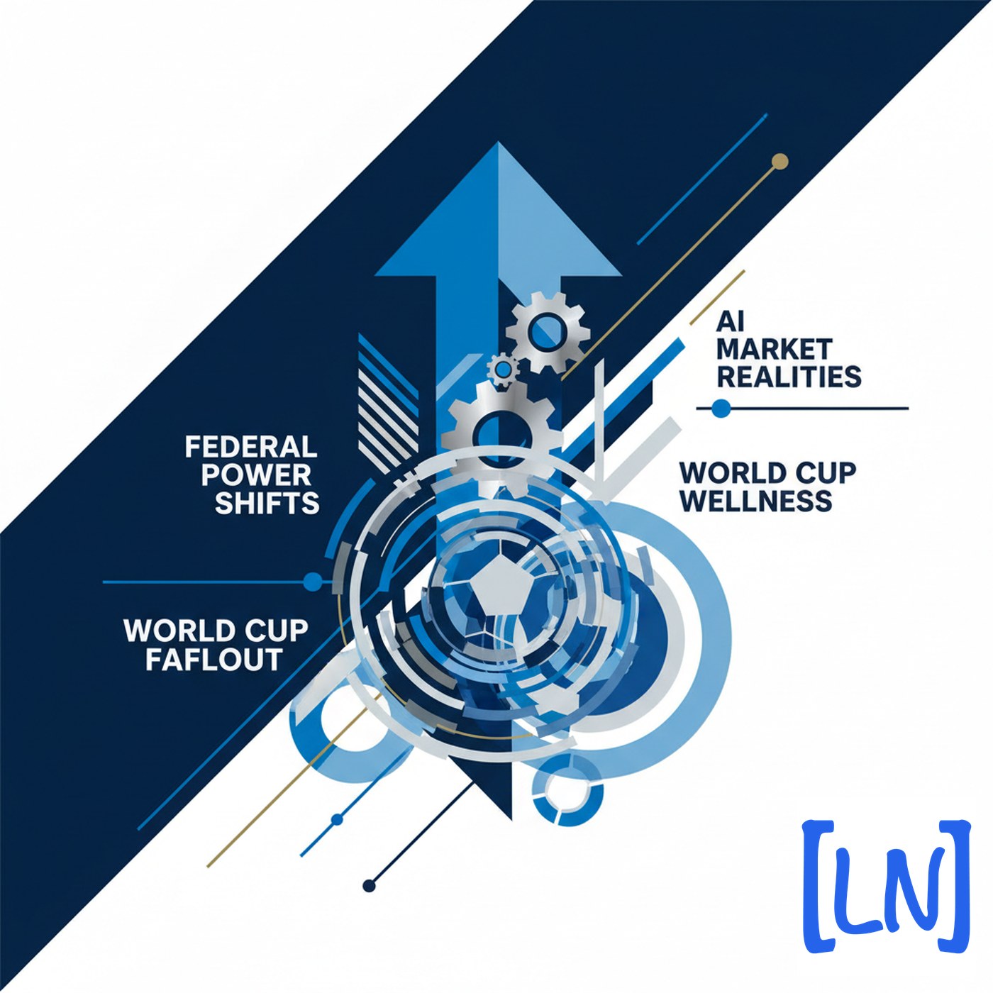 Cover art for Federal Power Shifts, AI Market Realities, and World Cup Fallout