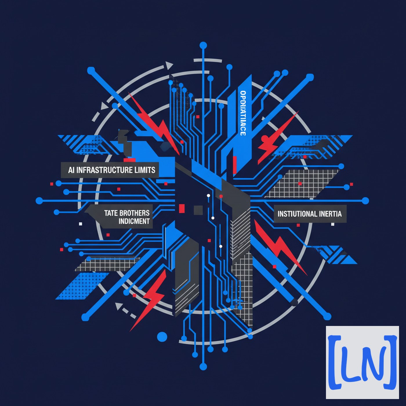 Cover art for AI Infrastructure Limits, Tate Brothers Indictment, and Lakers Roster Strategy