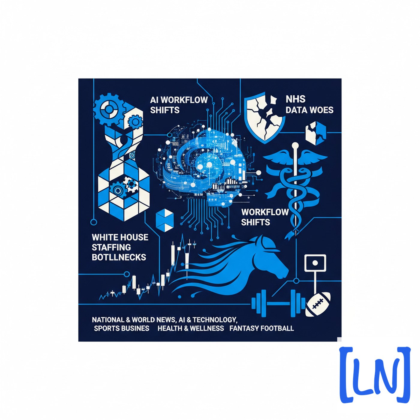 Cover art for White House Staffing Bottlenecks, AI Workflow Shifts, and NHS Data Woes