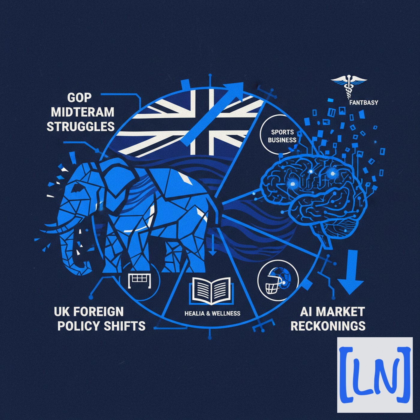 Cover art for GOP Midterm Struggles, UK Foreign Policy Shifts, and AI Market Reckonings