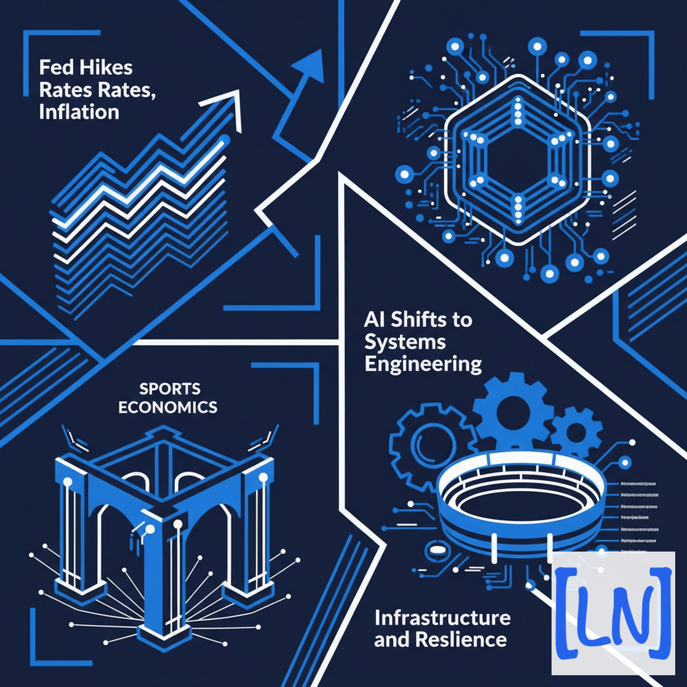 Cover art for Fed Hikes Rates, AI Shifts to Systems Engineering, and Sports Economics