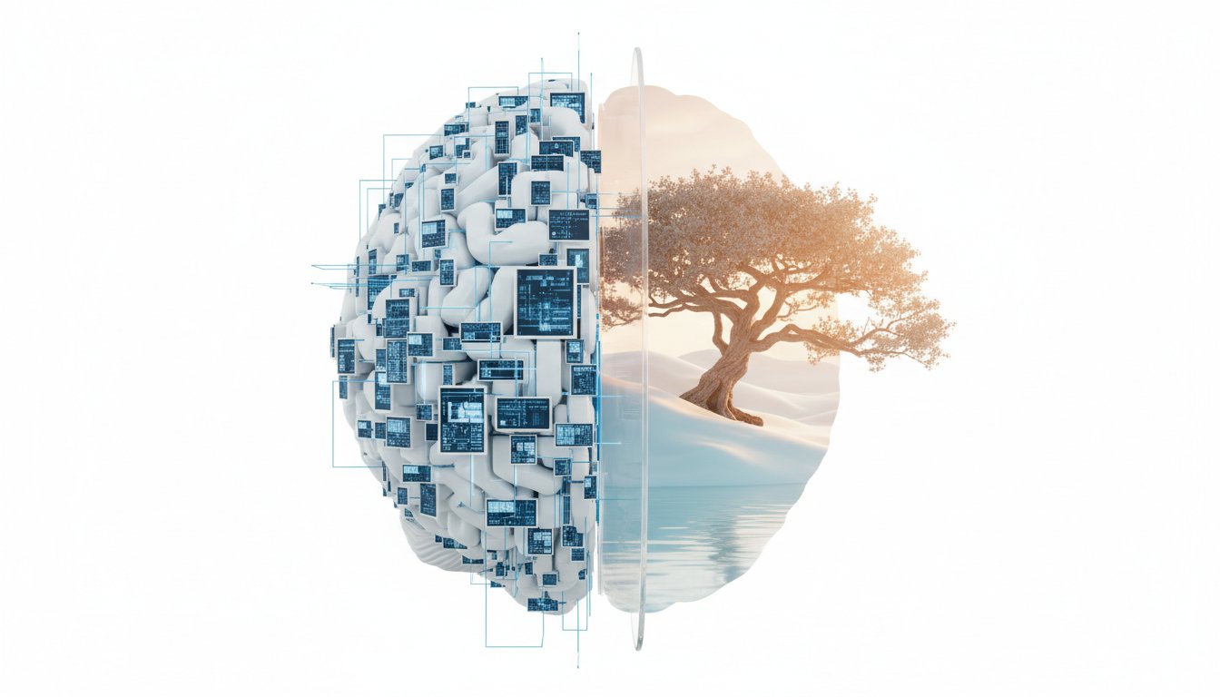 Left-Brain Dominance Fuels Meaning Crisis, Reclaiming Purpose Requires Right-Brain Engagement