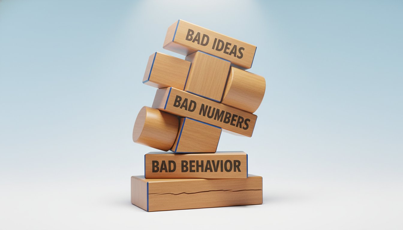 Avoiding Bad Ideas, Numbers, and Behavior for Investment Success