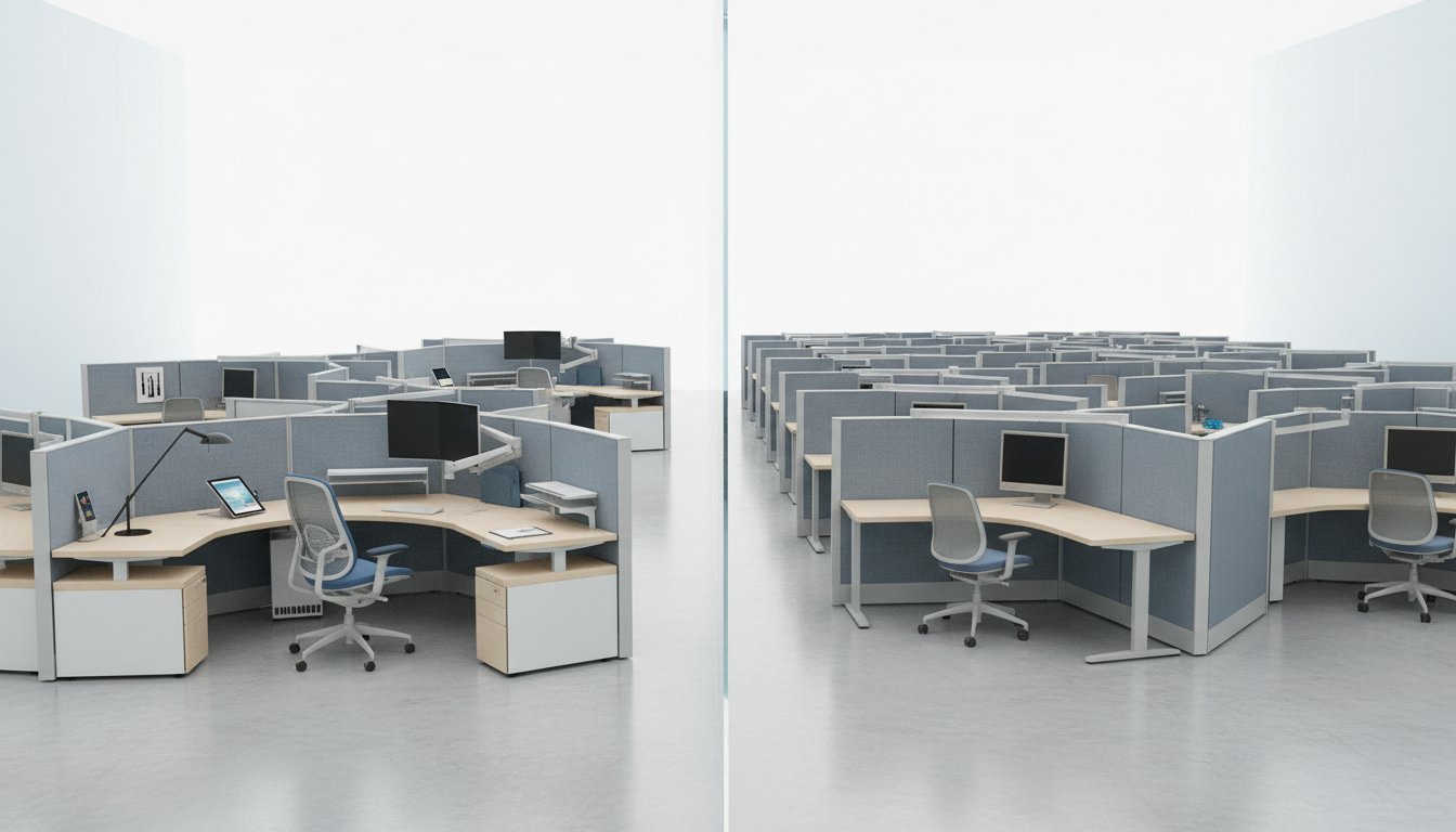 How Well-Intentioned Workplace Design Became Oppressive Cubicles