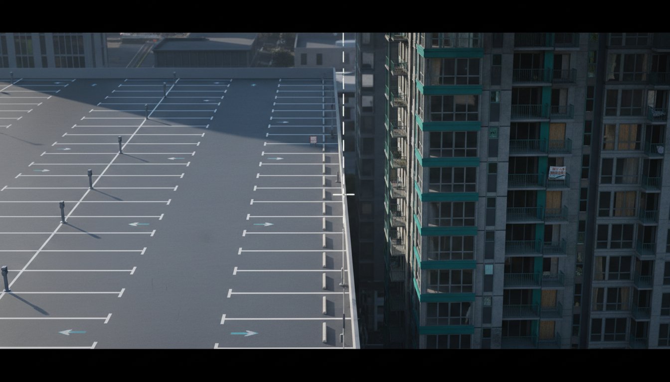 Parking Minimums Steal Homes, Fuel Prejudice, Warp Cities