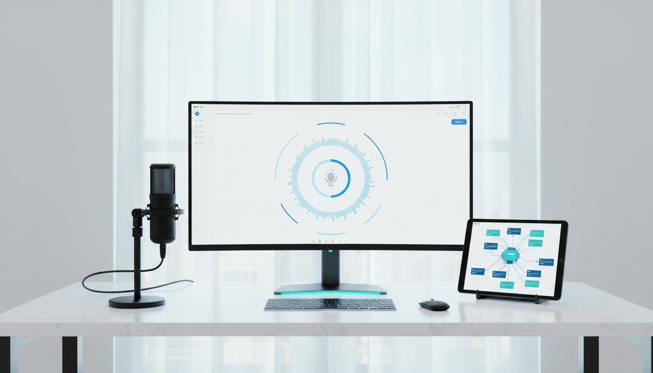 Full-Duplex Voice Integration Enables Agentic Desktop Delegation