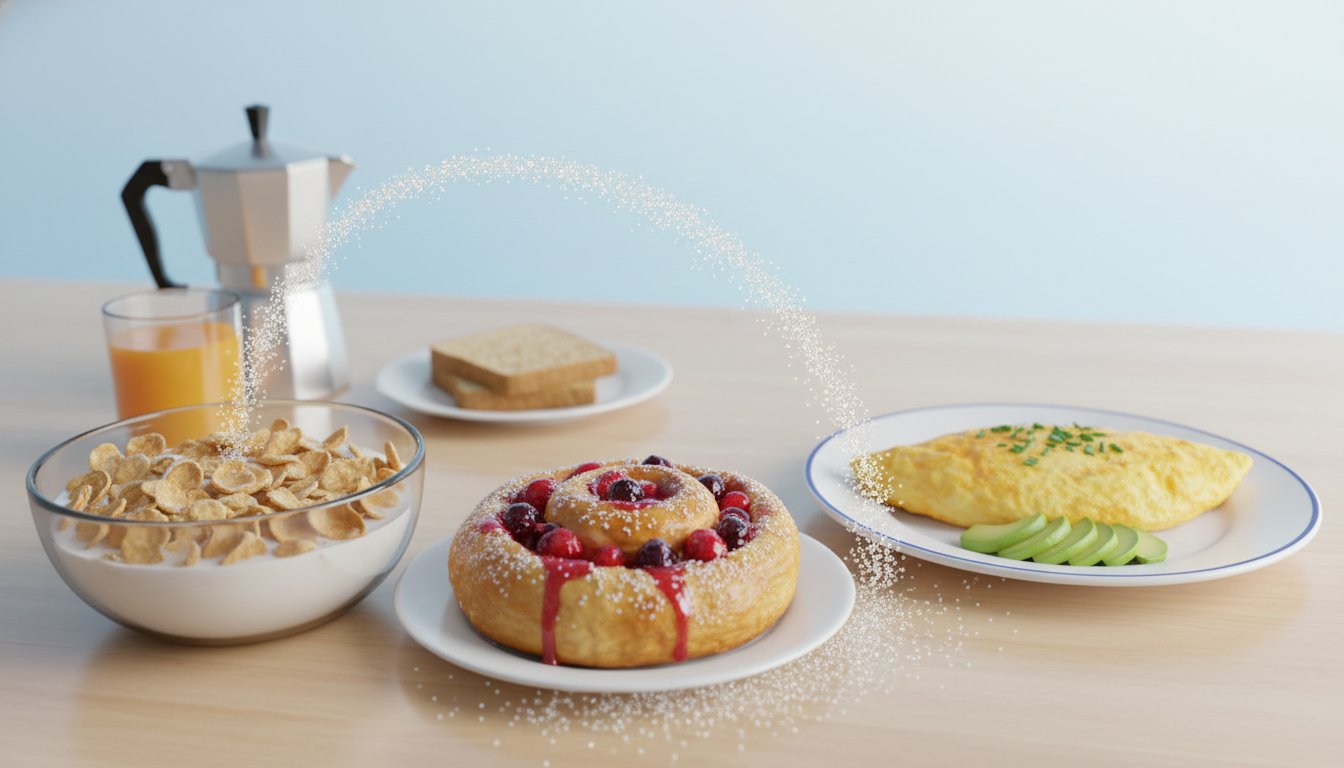 Breakfast's Hidden Sugar Sabotages Metabolic Health and Energy