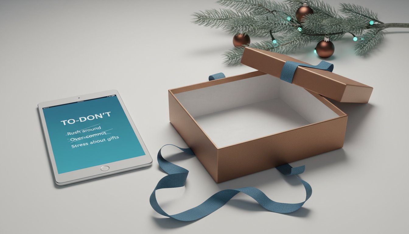 Mastering the Holidays: Do Less, Live More