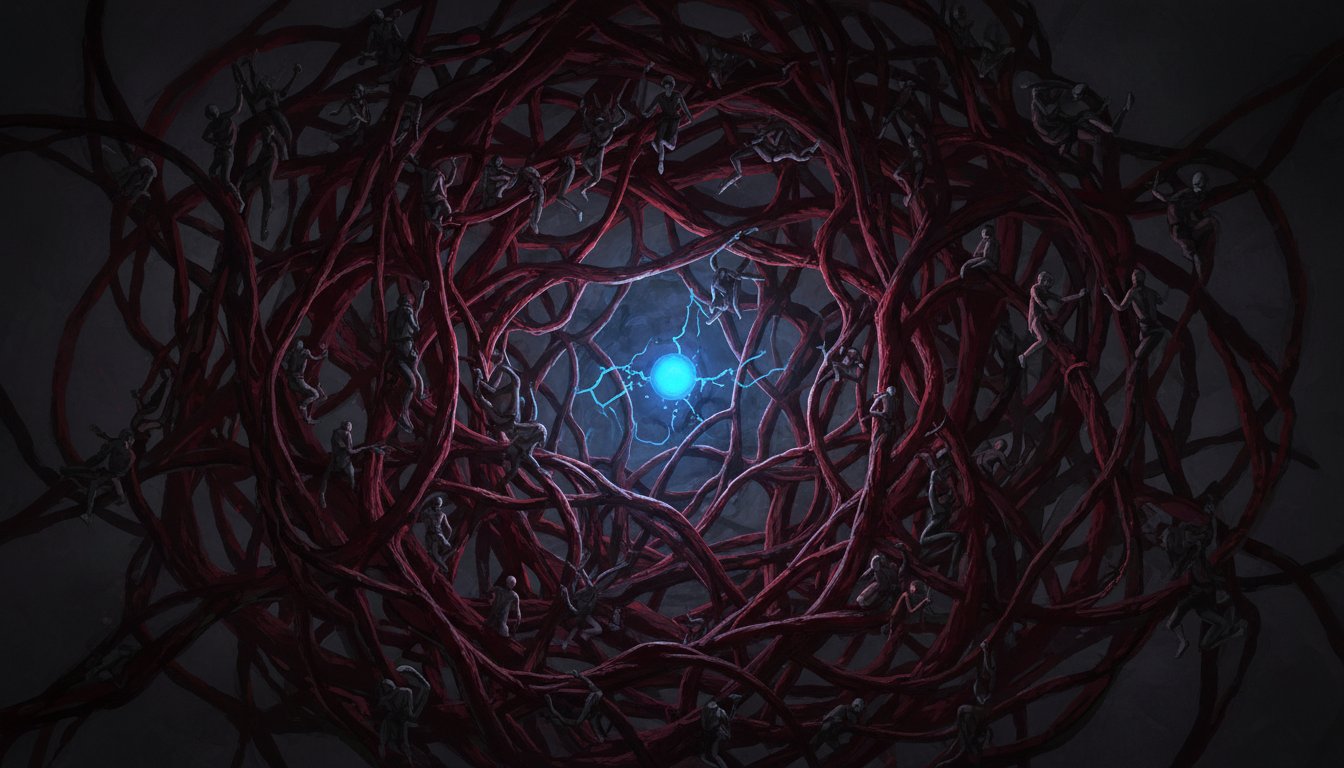 Algorithmic Outrage Machines: How the Internet Became Heavy