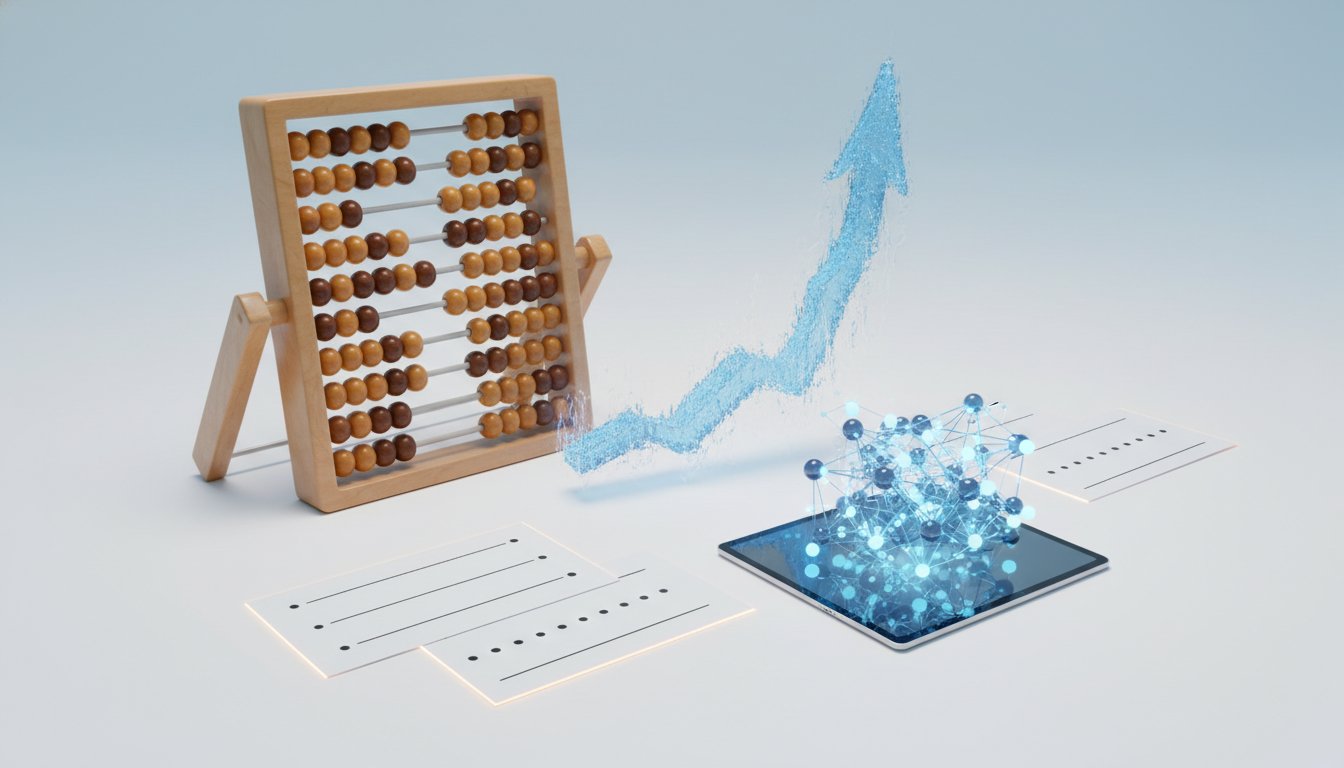 Human Cognitive Limits and Technological Acceleration Drive Societal Change