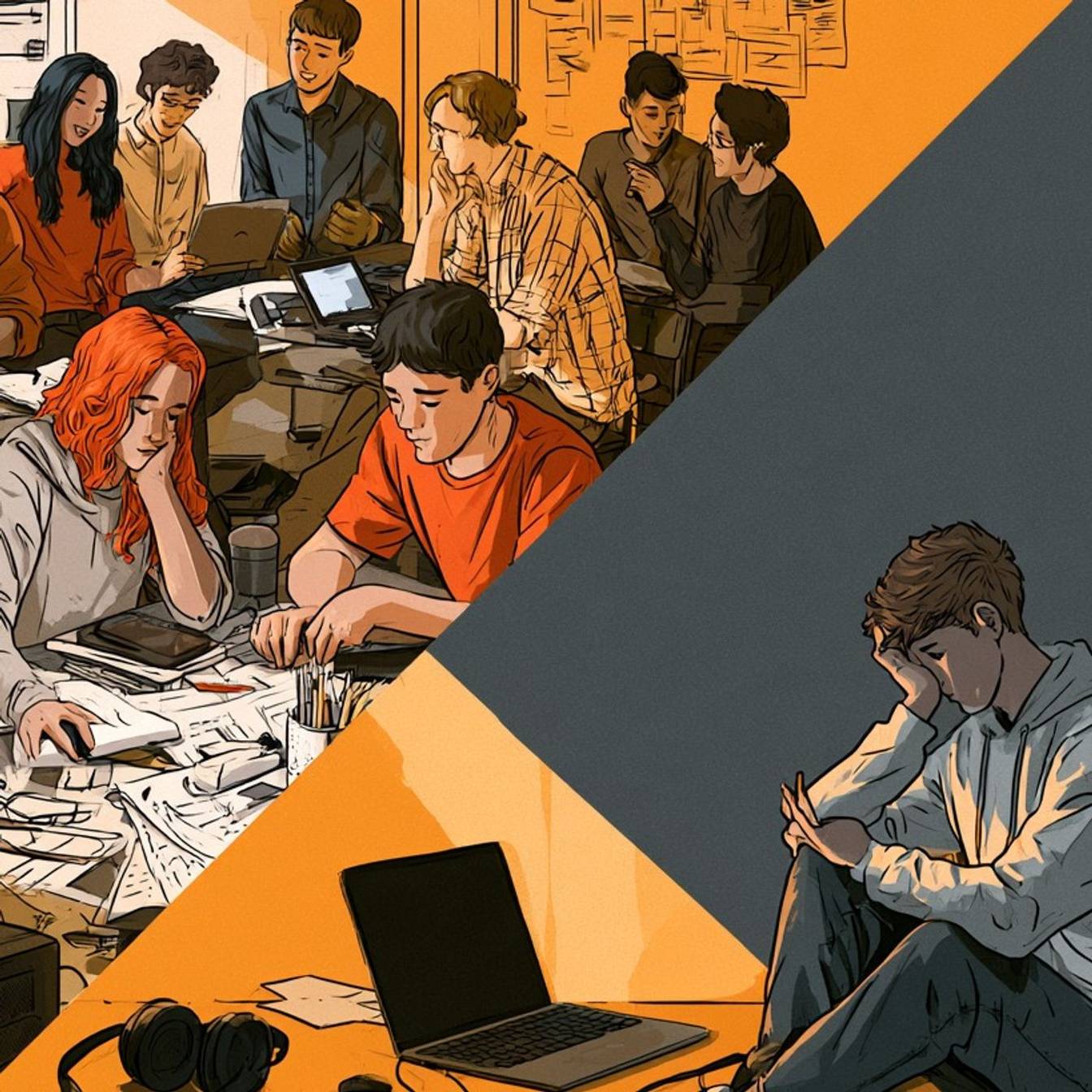 How AI Efficiency Erodes Collaborative Learning in Higher Education