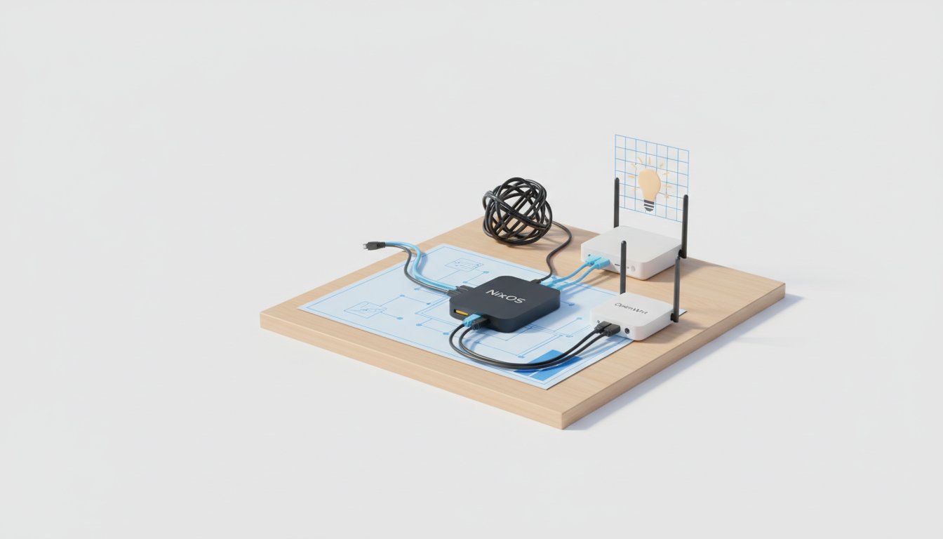 NixOS Server Replaces OpenWRT Router, Boosting Clinic Network Throughput