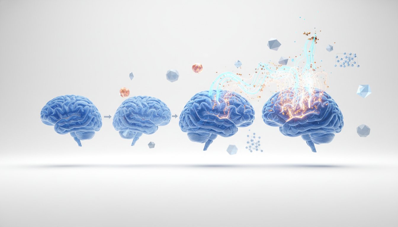 Brain as Inference Engine: Evolutionary Path to Human Intelligence