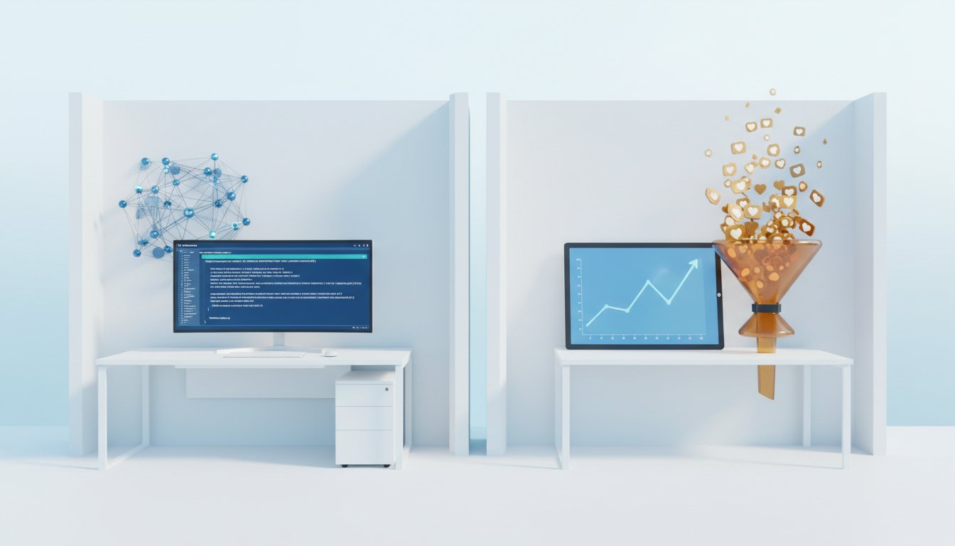 AI's Verifiable Impact in Coding vs. Marketing's Revenue Illusion