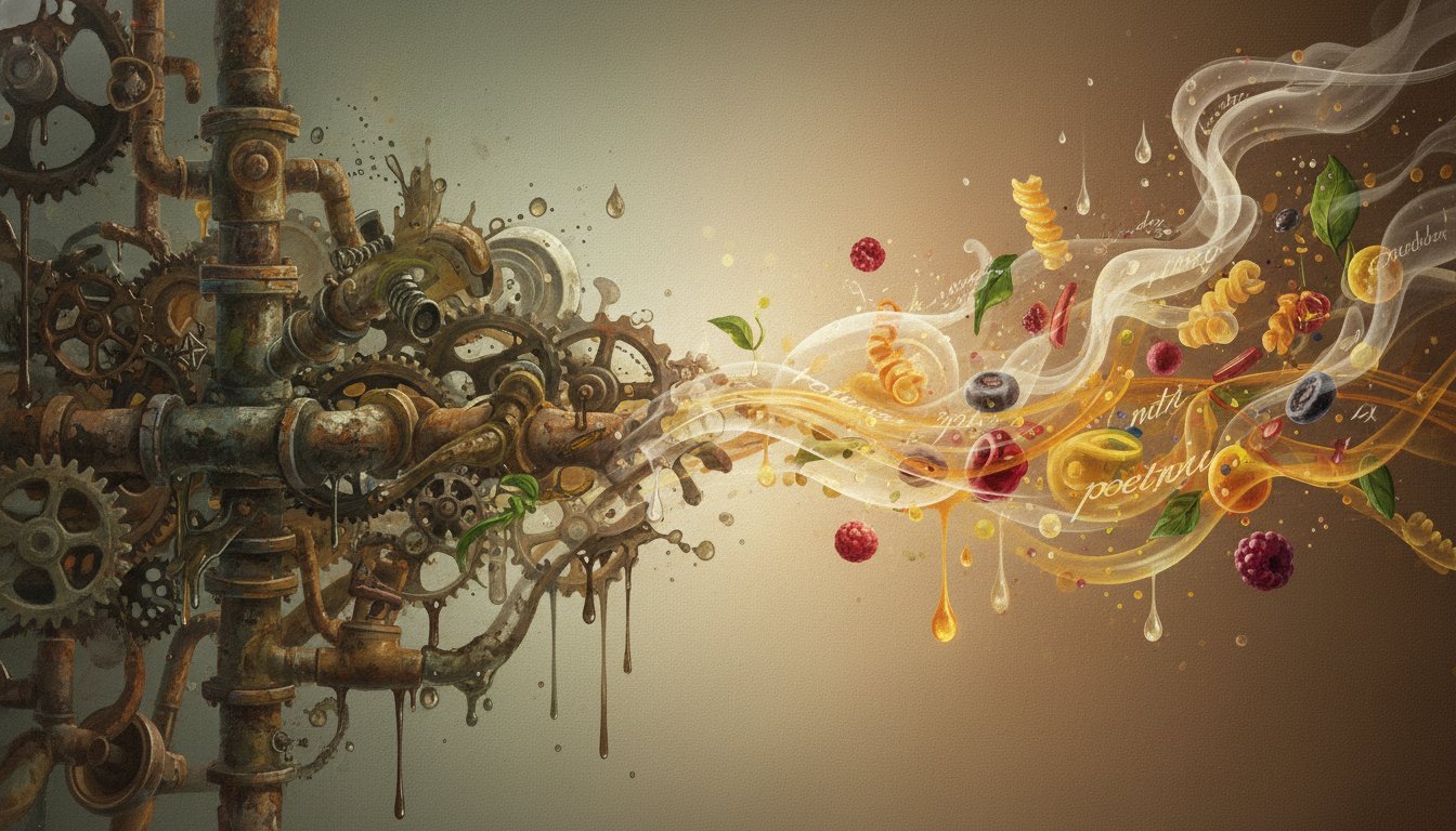 Plumbing and Poetry: The Unscalable Art of Food