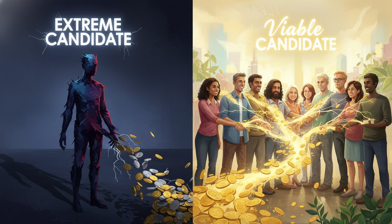 Extremist Nominees Trigger Major Fundraising Penalties