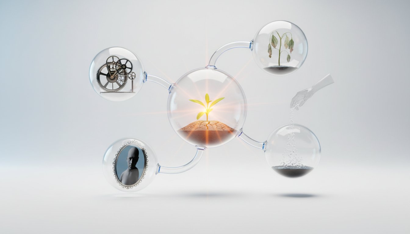 Unlearning Self-Criticism and Manipulation for Authentic Growth