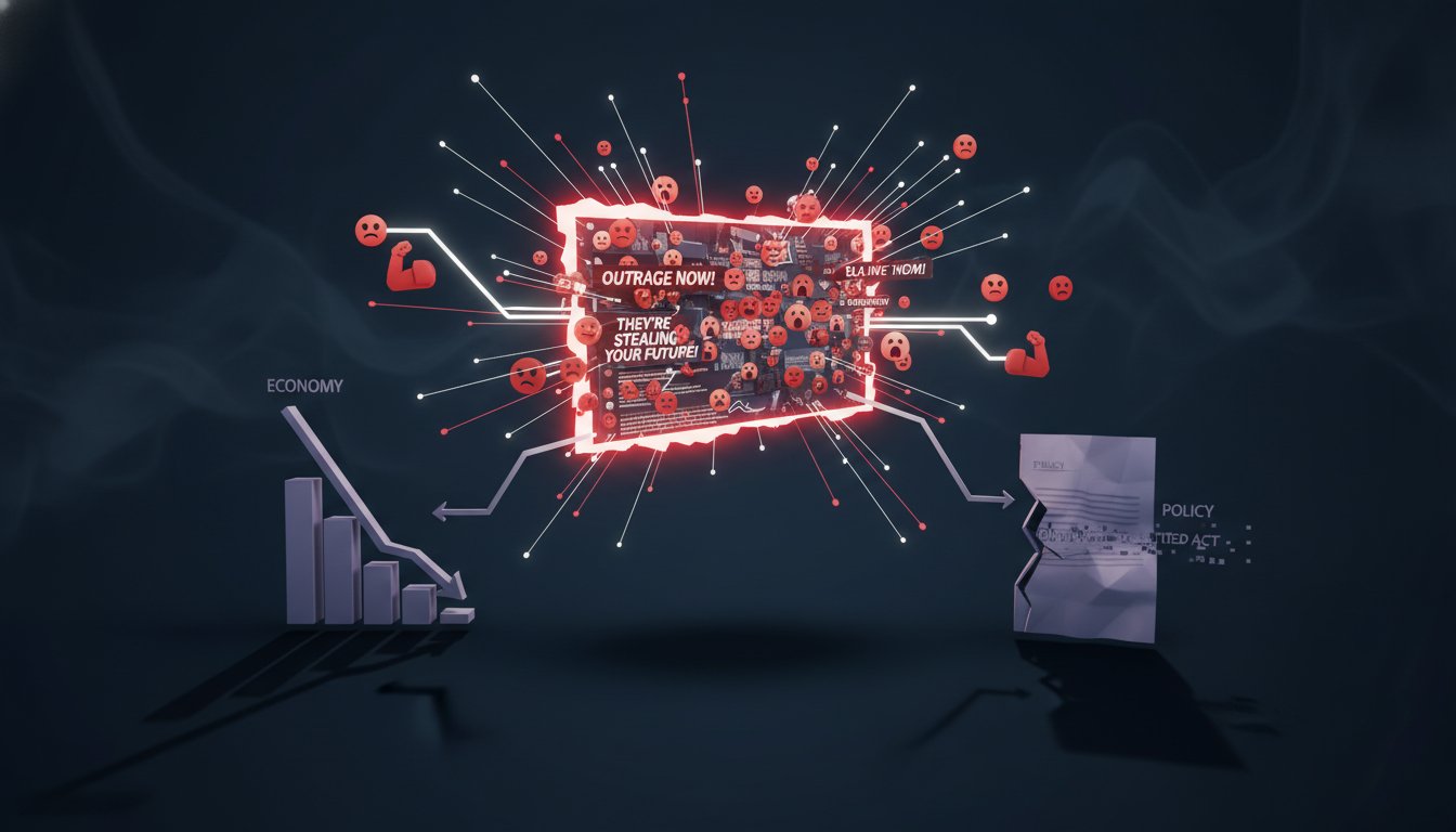 Rage Bait Fuels Economy, Distorts Politics, and Damages Well-being