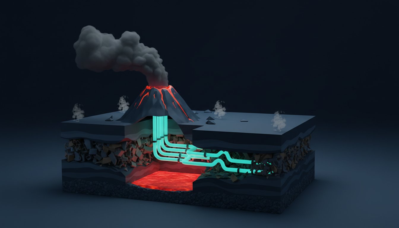 Volcanoes' Unsuitability for Plastic Disposal Versus Geothermal Energy Use