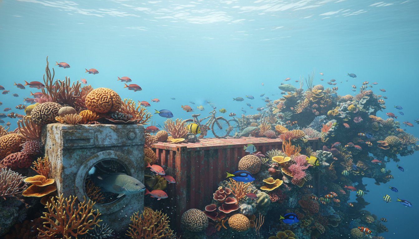 Artificial Reefs: Unintended Havens With Ecological and Economic Trade-offs