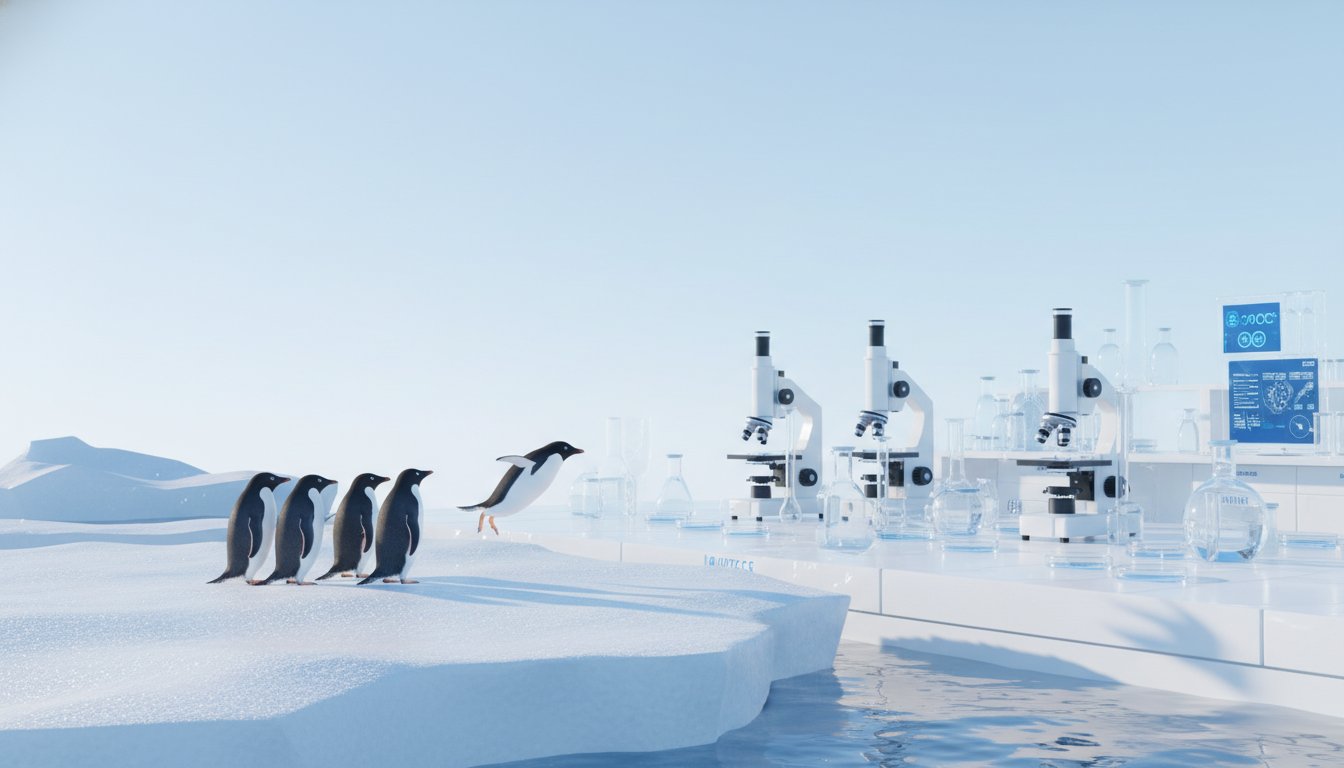 Climate Change Accelerates Penguin Breeding, Alters Ice Physics, Habituation
