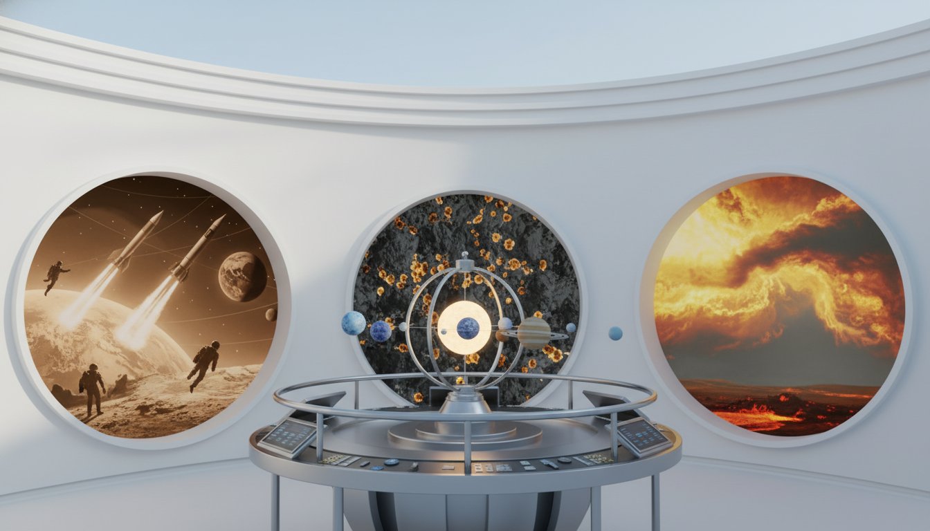 Past Visions Shape Future Space Exploration: Cultural, Political, and Scientific Interplay