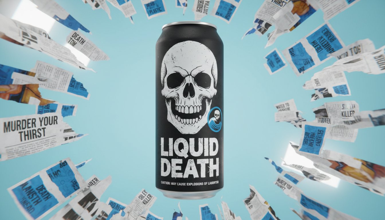Liquid Death: Marketing Healthy Products as Dangerous Entertainment
