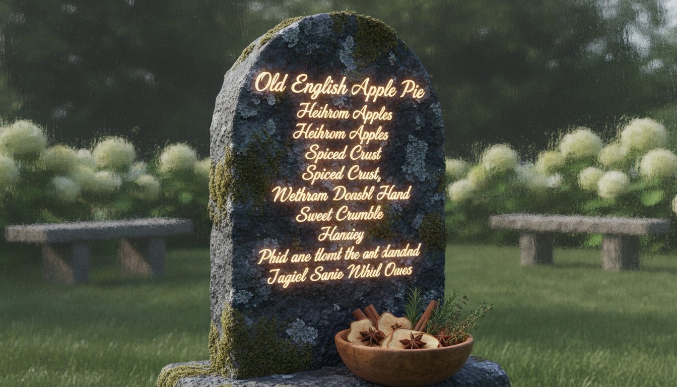 Recipe Gravestones and Culinary Therapy Facilitate Grief Healing