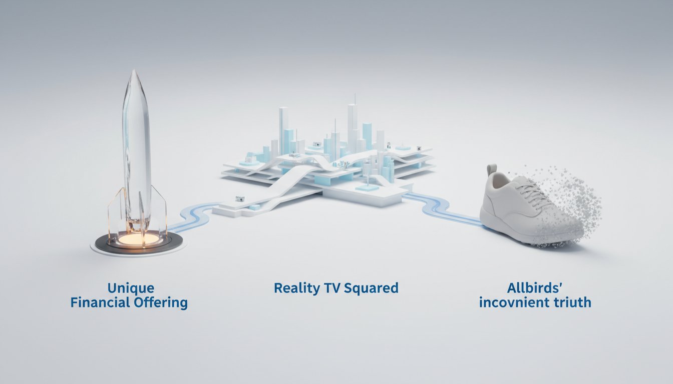 SpaceX's Fanvestment vs. Traditional Valuation, Reality TV Participation, Allbirds' Sustainability Failure