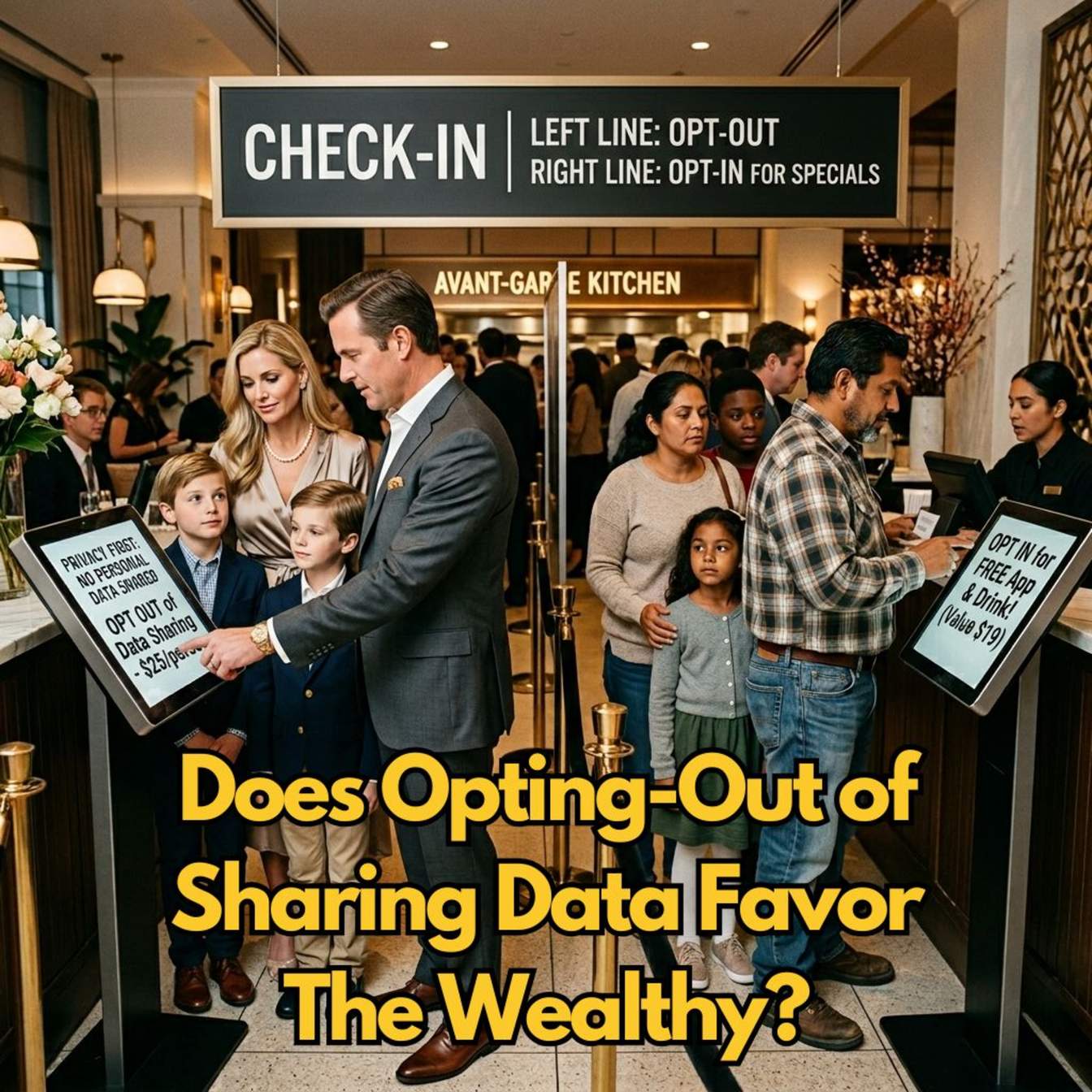 AI's Opt-Out Tax Creates Two-Tier Society and Erodes Rights