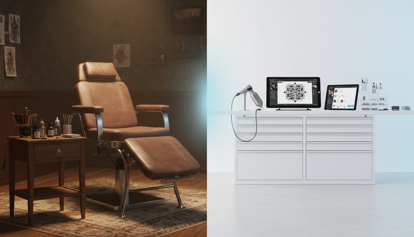 Digital Platforms Disrupt Traditional Tattoo Shop Business Models