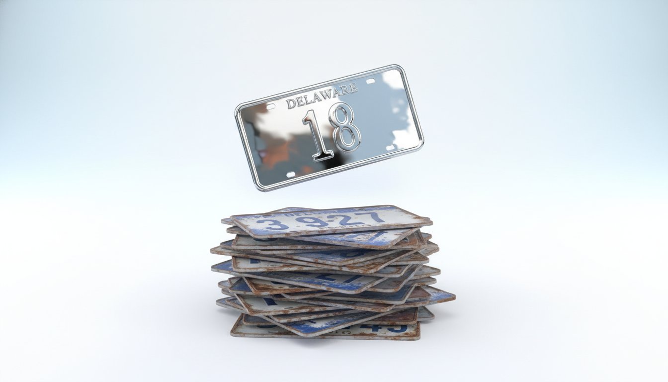 Delaware's Low-Digit License Plates: Veblen Goods and Appreciating Assets