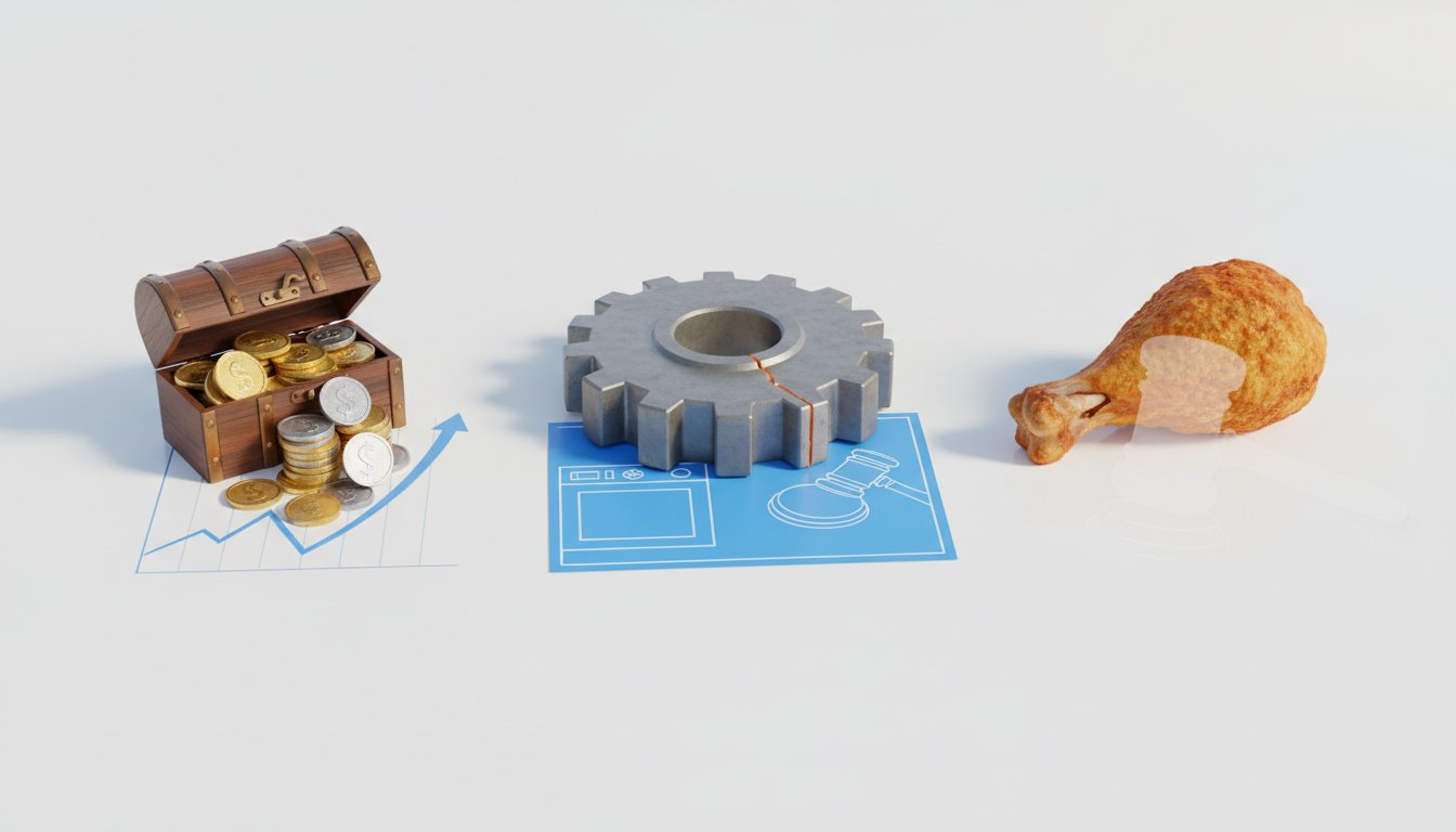 Luck, Policy, and Linguistic Drift Drive Economic Outcomes