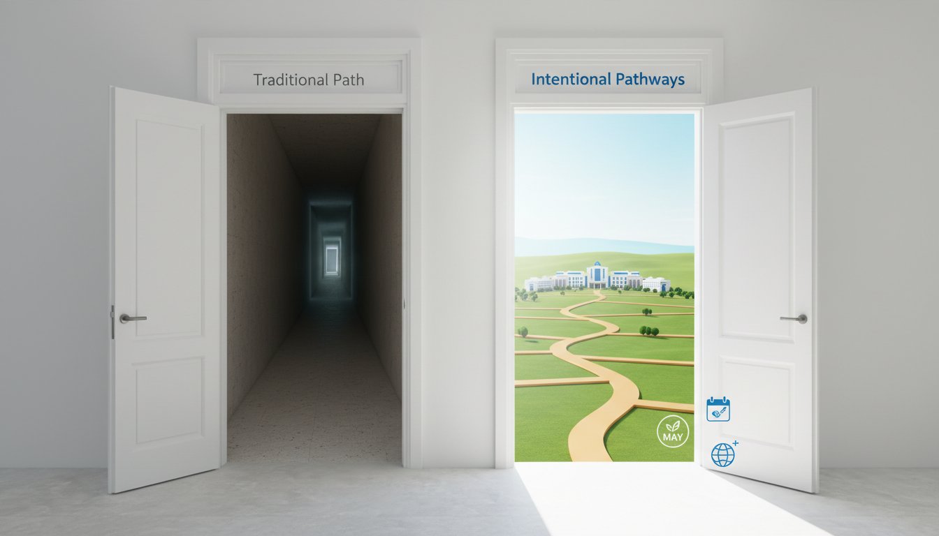 Diverse Entry Points Reshape College Capacity and Student Journeys