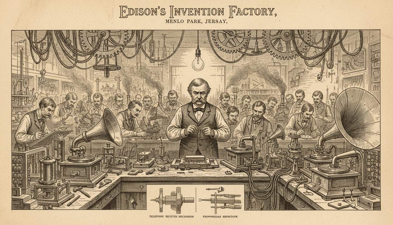 Edison's Invention Factory: Industrializing Genius